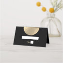 Search for black and gold place cards Contemporary