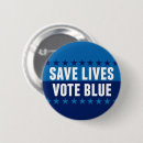 Search for vote blue buttons Politics
