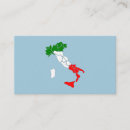 Search for italian flag business cards Red