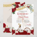 Search for white and gold quinceanera invitations Floral