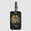 Search for tiger luggage tags Animals