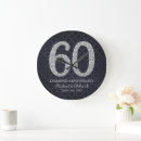 Search for 60th wedding anniversary clocks Diamond