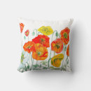 Search for red and yellow striped pillows For her