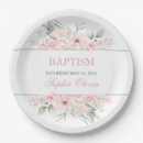 Search for baptism paper plates Girl