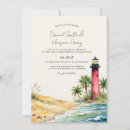 Search for lighthouse wedding invitations Tropical