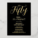 Search for surprise party for men invitations Gold