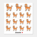 Search for apricot stickers dog
