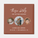 Search for save the date wedding magnets Burnt orange