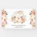 Search for fall birthday banners Pumpkin