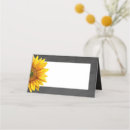 Search for sunflower place cards Watercolor