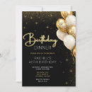 Search for black tie event invitations Black and gold