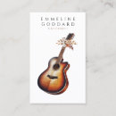 Search for guitarist business cards Teacher