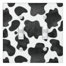 Search for cow light switch covers Black and white
