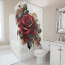 Search for red rose shower curtains Floral