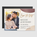 Search for gold foil save the date magnets Navy blue