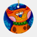 Search for orange tabby cat ornaments Animal