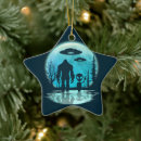 Search for alien ornaments Spaceship