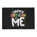 Search for happy birthday placemats Funny
