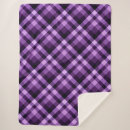Search for purple plaid blankets Elegant