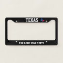 Search for texas license plate frames Black