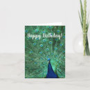 Search for peacock birthday cards Colorful