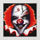 Search for scary clown invitations Gothic
