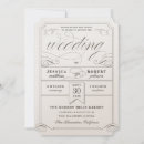 Search for old fashioned wedding invitations Vintage