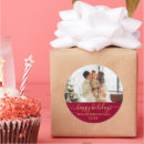 Search for happy holidays stickers Elegant