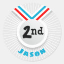 Search for winner stickers Second place
