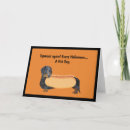 Search for funny dog halloween cards Dachshund