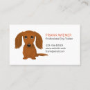 Search for dachshund dog business cards Wiener