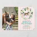Search for horse birthday invitations Floral