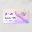 Search for mermaid business cards Makeup artist
