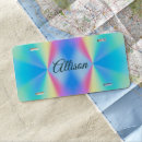 Search for iridescent license plates Pattern