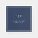 Search for navy blue monogram napkins Elegant