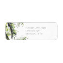 Search for palm trees return address labels Chic