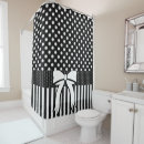 Search for black and white stripes shower curtains Floral