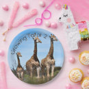 Search for giraffe paper plates Safari birthday party