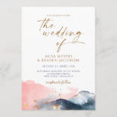 Search for pink and gold invitations modern