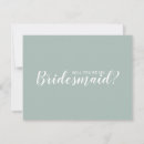 Search for sage green bridesmaid cards Feminine