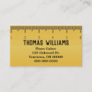 Search for ruler business cards Measure