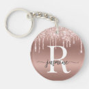 Search for gold keychains Blush pink