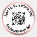 Search for business name stickers Qr code