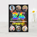 Search for 24th birthday cards Twenty fourth birthday