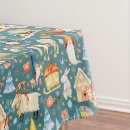 Search for whimsical tablecloths Snowflakes