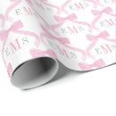 Search for pink bow wrapping paper Elegant