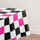 Search for pink and black tablecloths Modern
