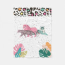 Search for pink leopard blankets Animals