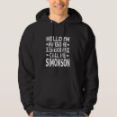 Search for last name hoodies Call