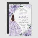 Search for purple and silver sweet 16 invitations Teen girl